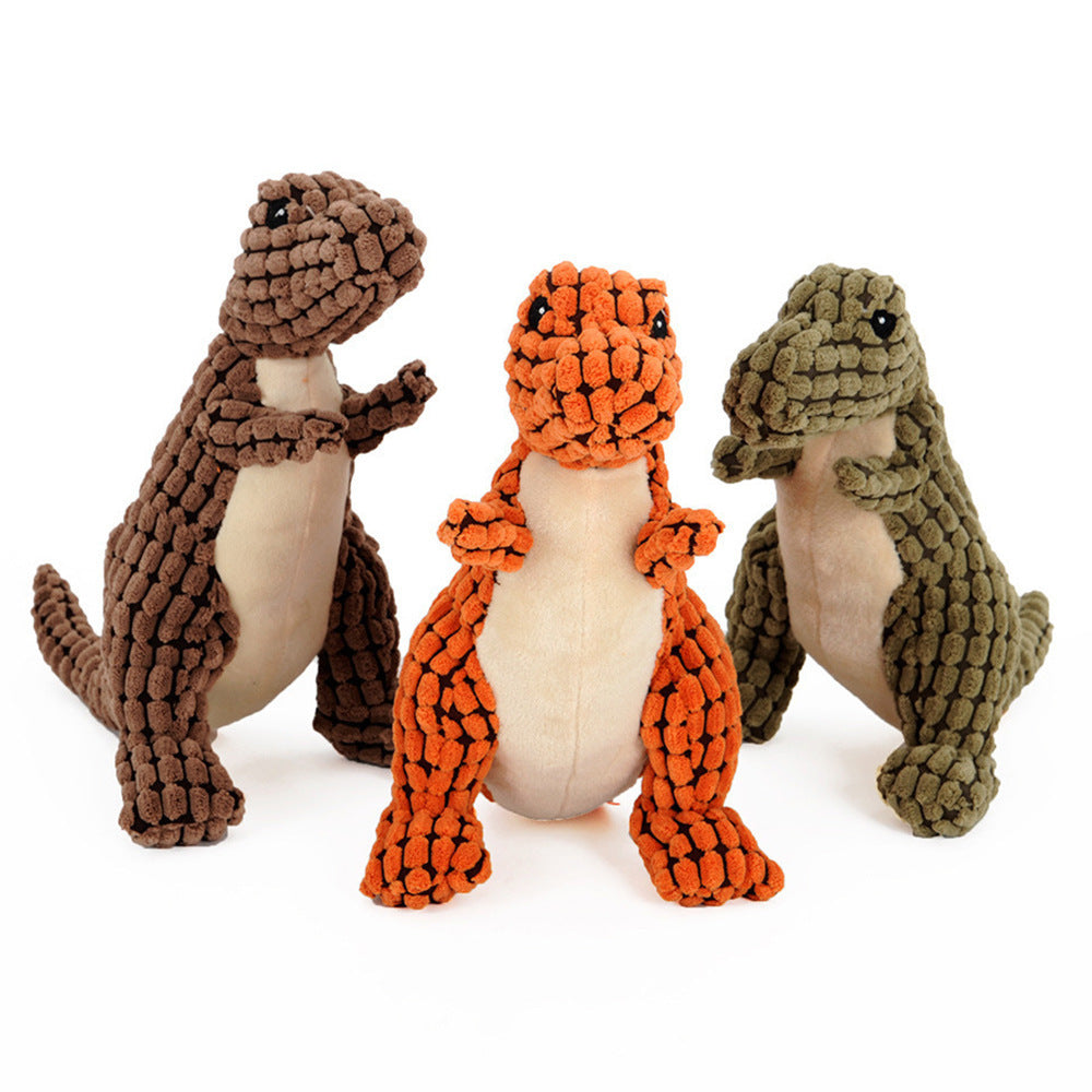 Interactive Dog Dinosaur Chew Toys For Large Dogs