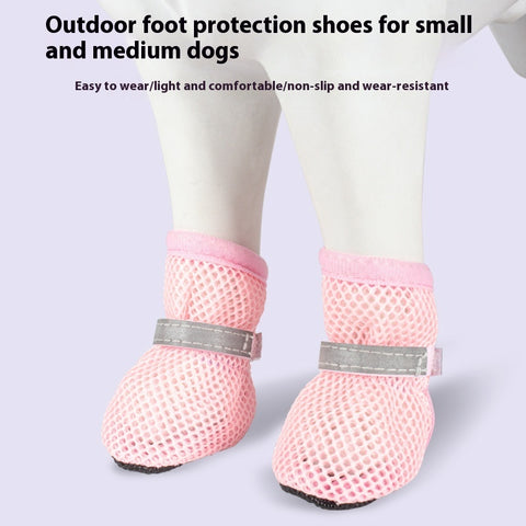 Summer Non-slip Breathable And Wearable Dog Shoes
