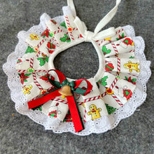 Pet Christmas Bow Tie Bib Slobber Scarf
