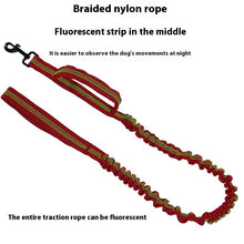 Dog Retractable Elastic Reflective Hand Holding Rope