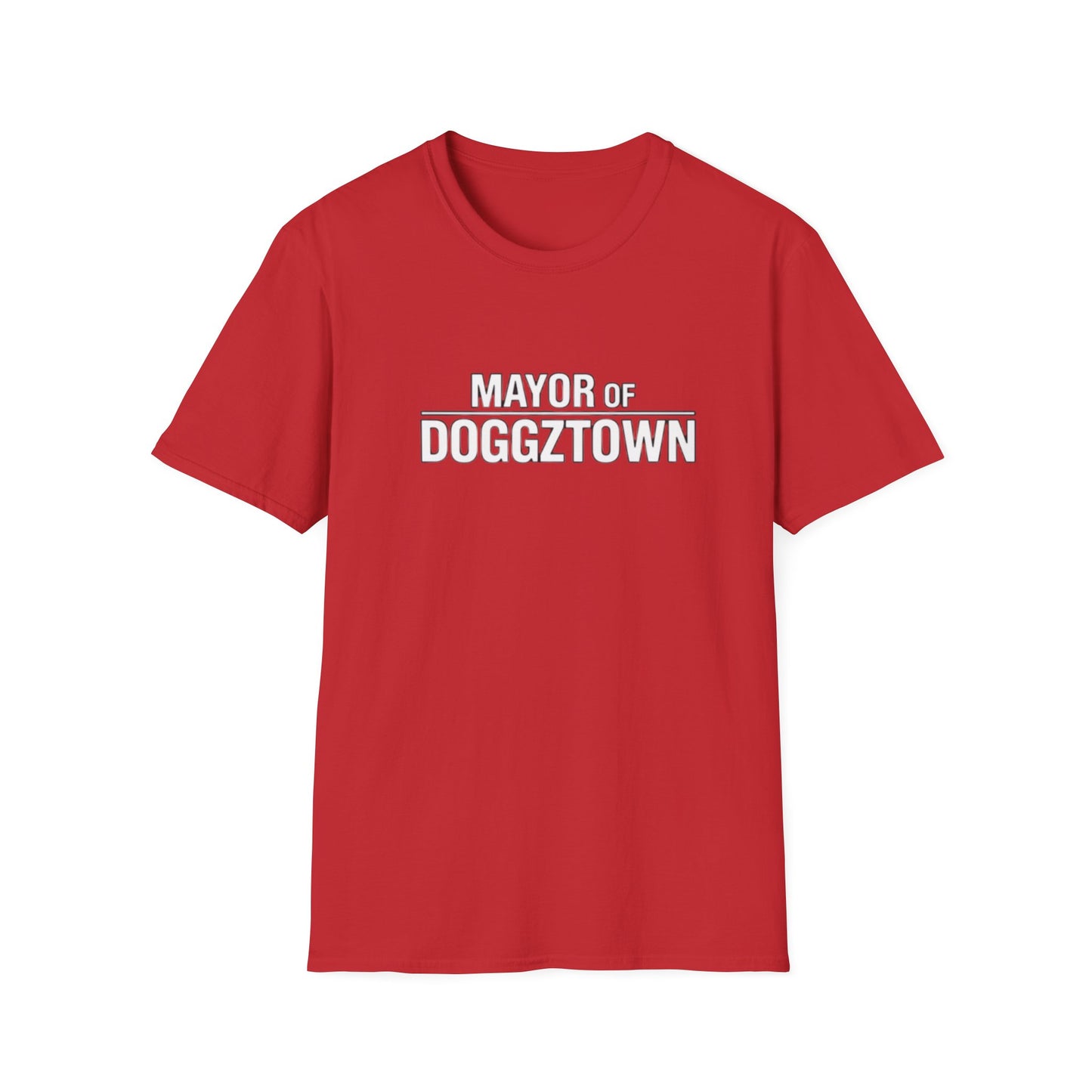 Mayor of Doggztown Funny Dog Lover Tee