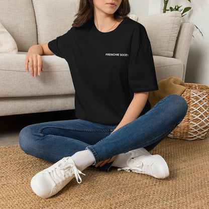 Frenchie Society Black T-Shirt Dog Lover Tee