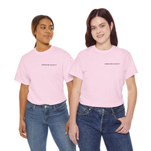 Frenchie Society T-Shirt — Yellow & Pink Dog Lover Tee