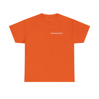 Frenchie Society Orange T-Shirt Dog Lover Tee