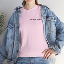 Frenchie Society T-Shirt — Yellow & Pink Dog Lover Tee