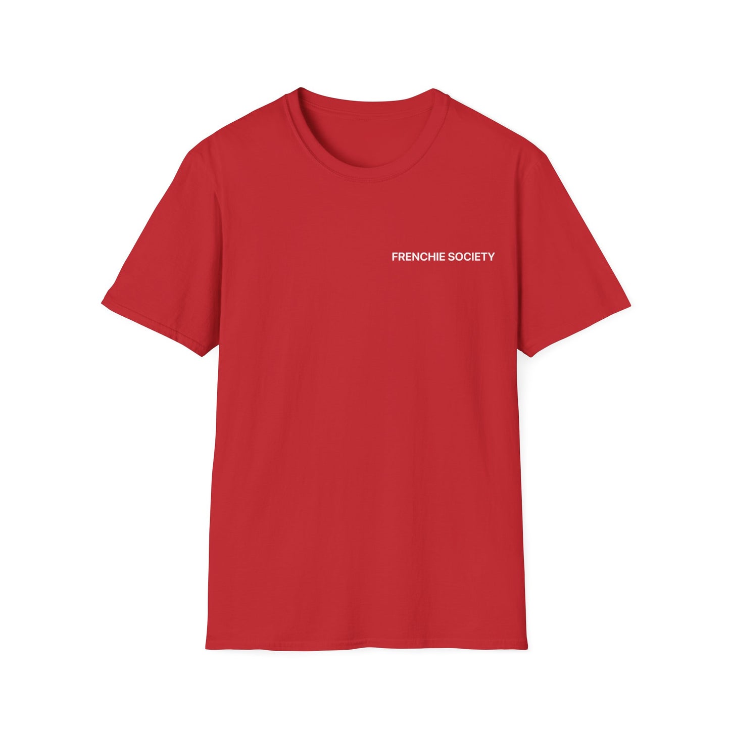 Frenchie Society Red T-Shirt Dog Lover Tee