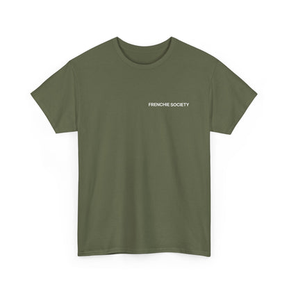 Frenchie Society Green T-Shirt Dog Lover Tee