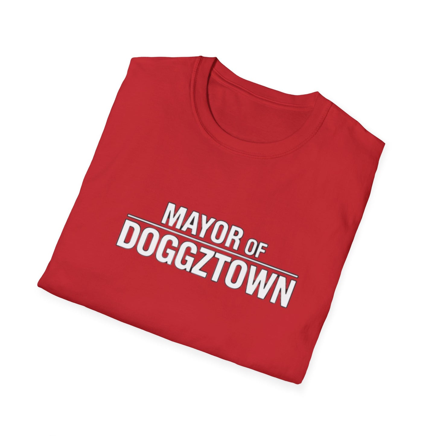 Mayor of Doggztown Funny Dog Lover Tee