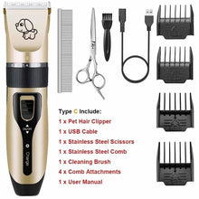 Pet Shaver With USB cable and 4 combs