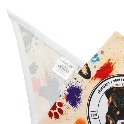 Frenchie Society Pet's Bandana Doodle Pattern