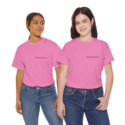 Frenchie Society Pink T-Shirt Dog Lover Tee