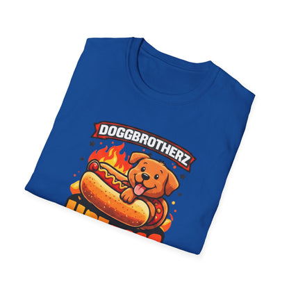 Hot Dogg Dog T-Shirt – "Doggbrotherz" Cute Hot Dog Pup Graphic Tee