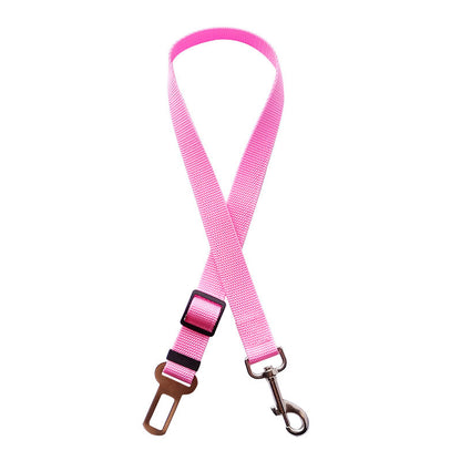 Adjustable Pet Cat Dog Car Seat Traction Dog Collars