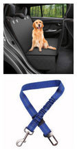 Car Back Seat Pet Mat With Zipper And Pocket For Travel