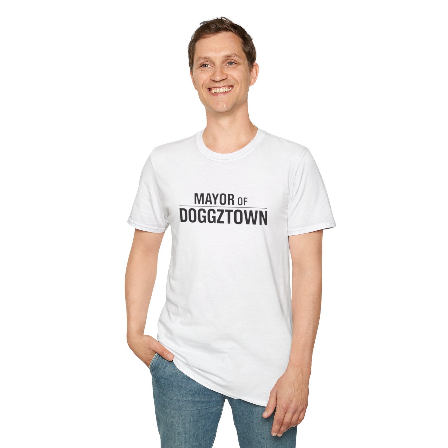 Mayor of Doggztown Funny Dog Lover Tee