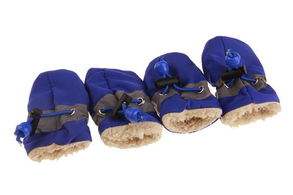 Keep Warm Inside Dog Shoes