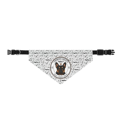 Frenchie Society Music Lover Clip-On Pet Bandana
