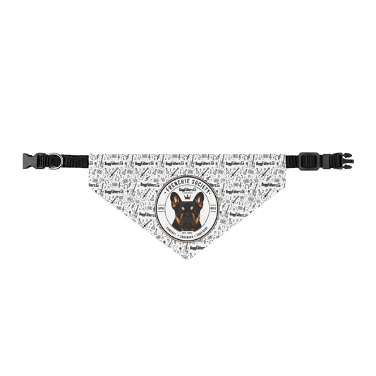 Frenchie Society Music Lover Clip-On Pet Bandana