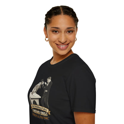 T-Shirt — 'Ain't Nothing Like a Hound Dogg' Vintage Elvis-Inspired Graphic Tee