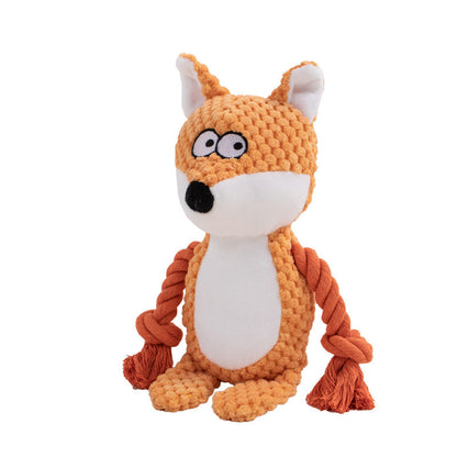 Pet Plush Sound Cotton Rope Toys Training Dog Supplies