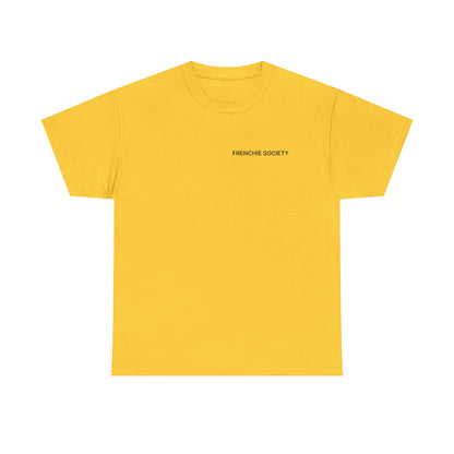 Frenchie Society Yellow T-Shirt Dog Lover Tee
