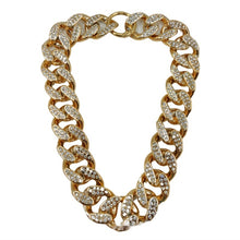 Dog Rhinestone-encrusted Chain Plastic Electroplated Decorative Necklace