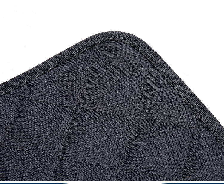 Car Back Seat Pet Mat With Zipper And Pocket For Travel