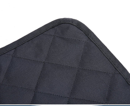 Car Back Seat Pet Mat With Zipper And Pocket For Travel