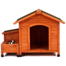 Green Asphalt Roof Golden Red Main Body Dog House