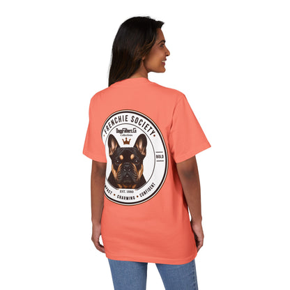 Frenchie Society Drop Shoulder T-Shirt Dog Tee