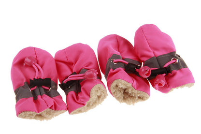 Keep Warm Inside Dog Shoes