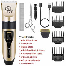 Pet Shaver With USB cable and 4 combs