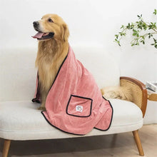 Pet Towel Dog Bathrobe Water Absorbent And Quick Drying