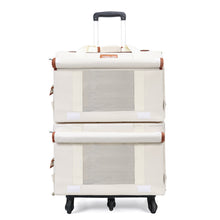 Portable Pet Trolley Double-deck Bag