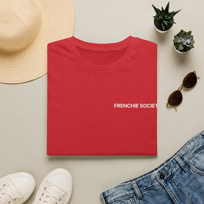 Frenchie Society Red T-Shirt Dog Lover Tee