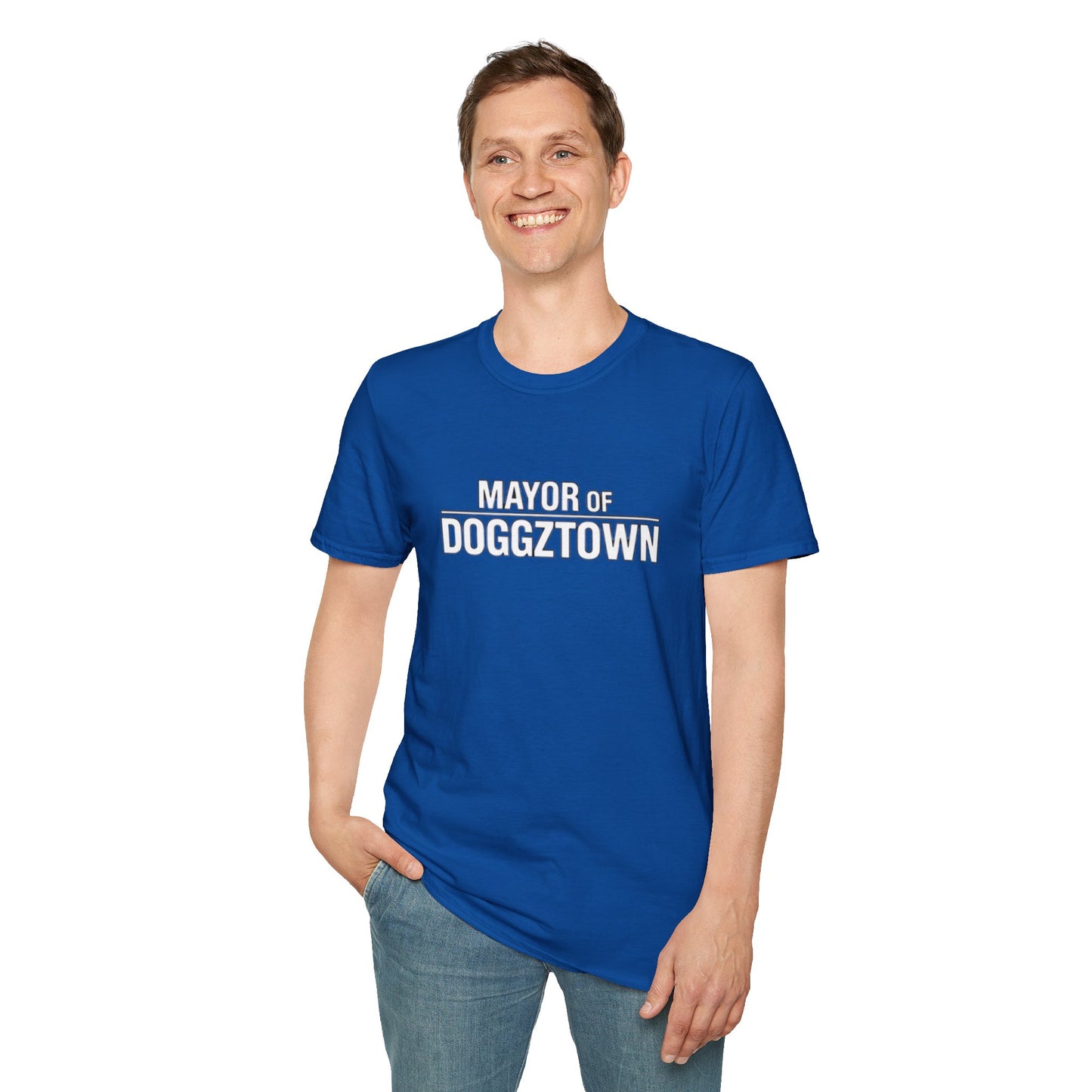 Mayor of Doggztown Funny Dog Lover Tee