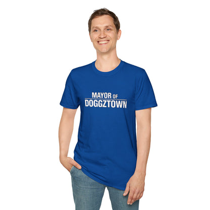 Mayor of Doggztown Funny Dog Lover Tee