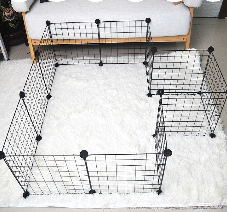 Pet Dog Black Fence