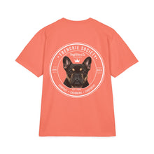 Orange Frenchie Society Drop Shoulder T-Shirt — Dog Tee