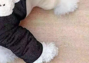 Dog Clothes Cotton-padded Coat Four-leg Fleece-lined