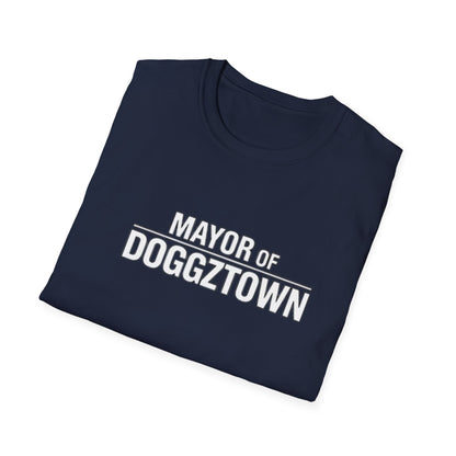 Mayor of Doggztown Funny Dog Lover Tee