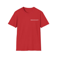 Frenchie Society T-Shirt — Red Minimalist Dog Lover Tee