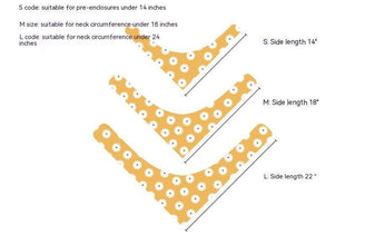 Pet Scarf Summer Pattern Dog Saliva Towel