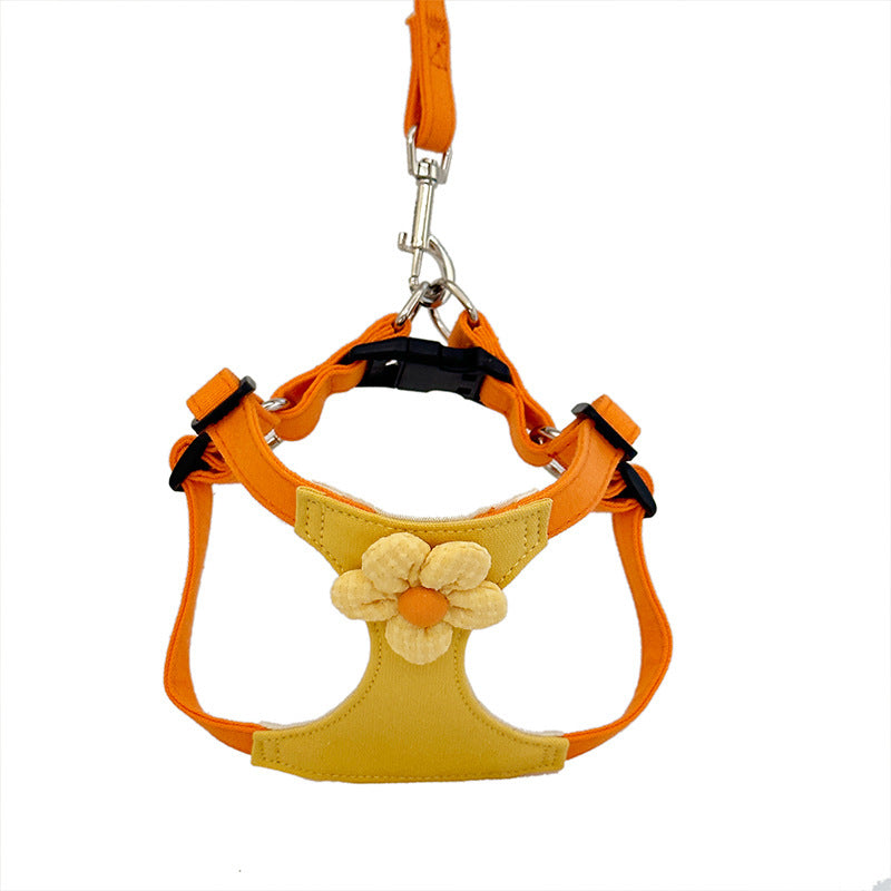 Dog Hand Holding Rope Vest Small Dog