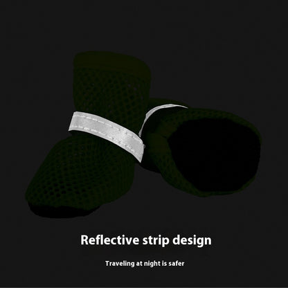 Summer Non-slip Breathable And Wearable Dog Shoes