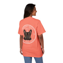 Orange Frenchie Society Drop Shoulder T-Shirt — Dog Tee