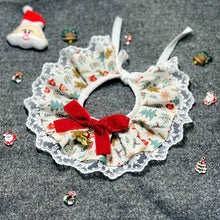Pet Christmas Bow Tie Bib Slobber Scarf