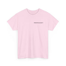 Frenchie Society T-Shirt — Yellow & Pink Dog Lover Tee