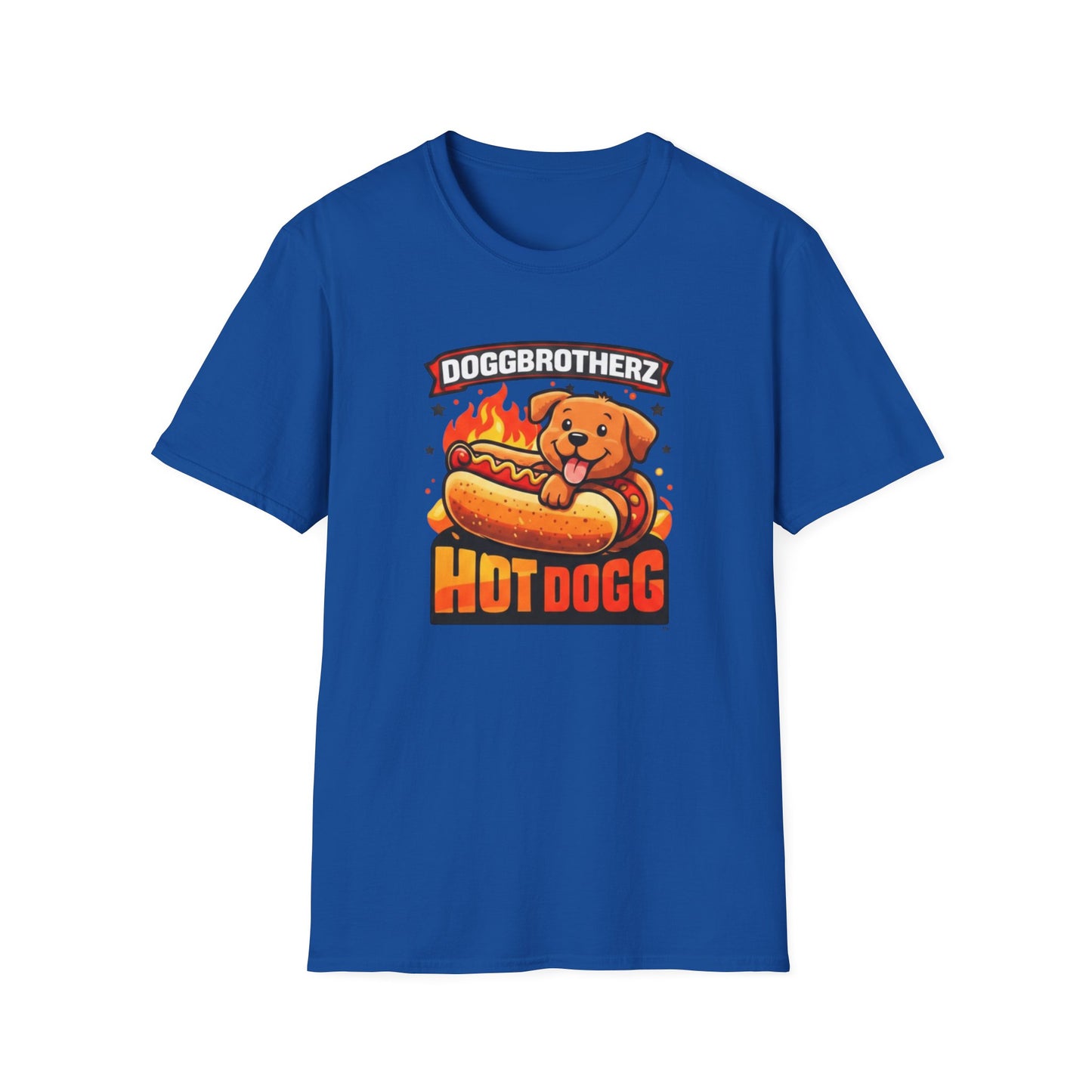 Hot Dogg Dog T-Shirt – "Doggbrotherz" Cute Hot Dog Pup Graphic Tee