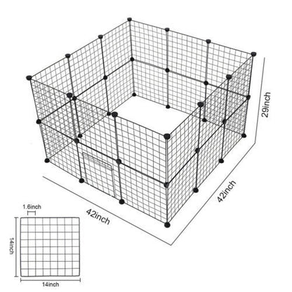 Pet Dog Black Fence